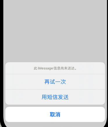 庆安apple维修iPhone上无法正常发送iMessage信息