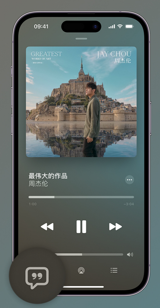 庆安iphone维修分享如何在iPhone上使用Apple Music全新唱歌功能 