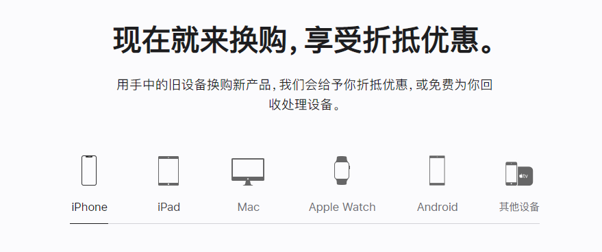 庆安苹果手机维修分享iPhone以旧换新的去处 