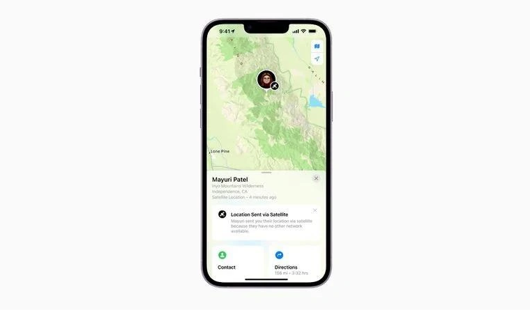 庆安苹果14维修分享iPhone14系列中 FindMy功能通过卫星分享位置方法教程 