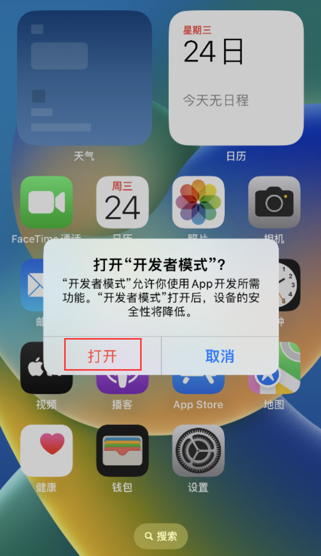 庆安苹果手机维修分享如何打开开发者模式 