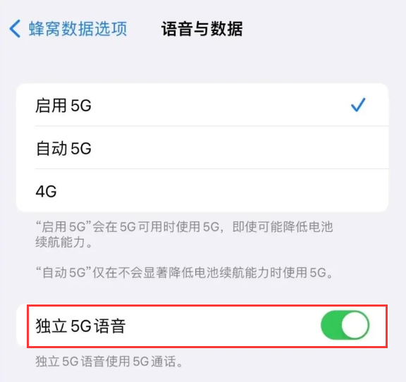 庆安苹果14维修分享iPhone 14 Pro如何开启VoNR 