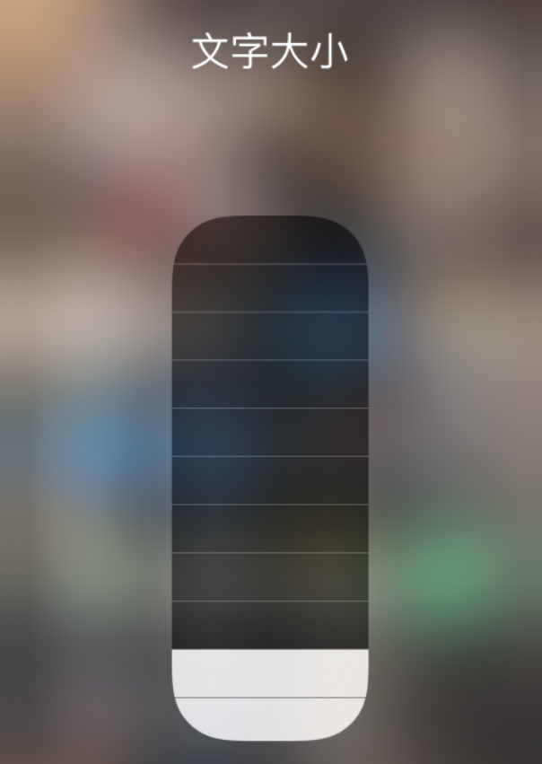 庆安苹果手机维修分享小技巧：在 iPhone 控制中心快速调节字体大小 