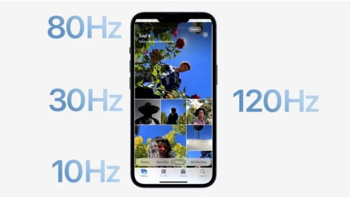 庆安苹果14维修分享iPhone 14有高刷吗 