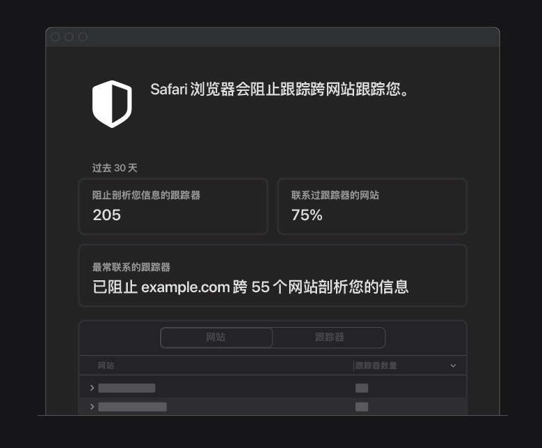 庆安苹果手机维修分享如何在 Safari 浏览器中查看和打开隐私报告 